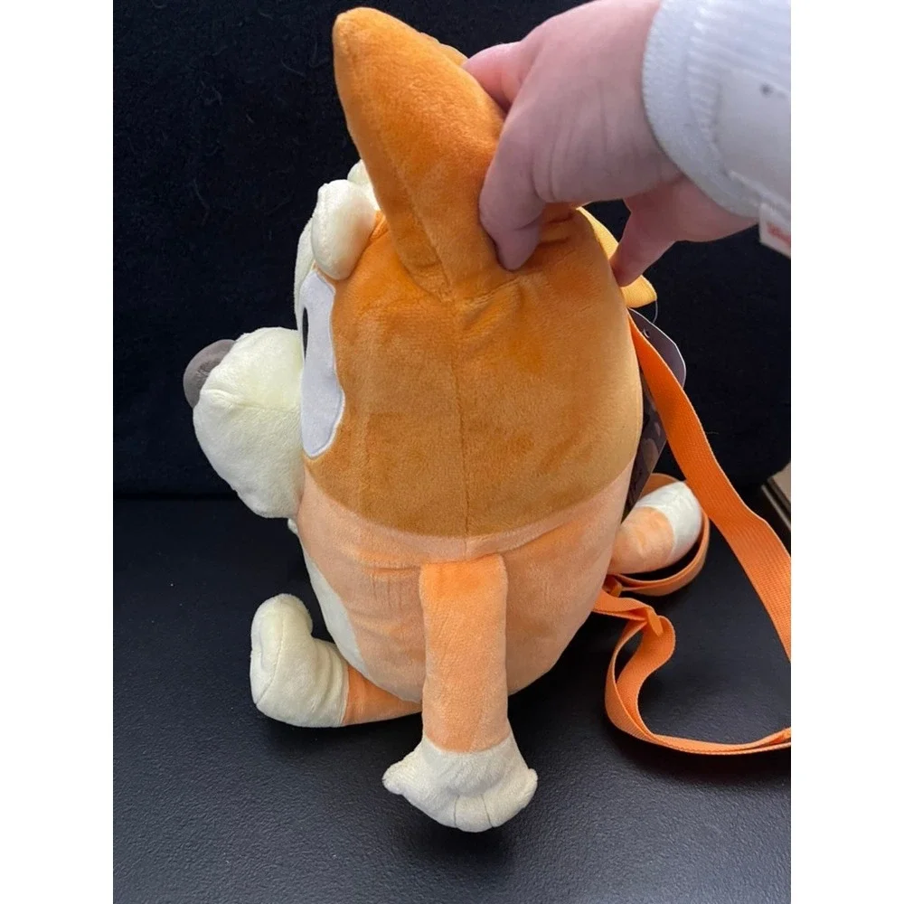 Bluey Bingo Plush Backpack Kids Orange Character Bag Adjustable Straps 30016-0